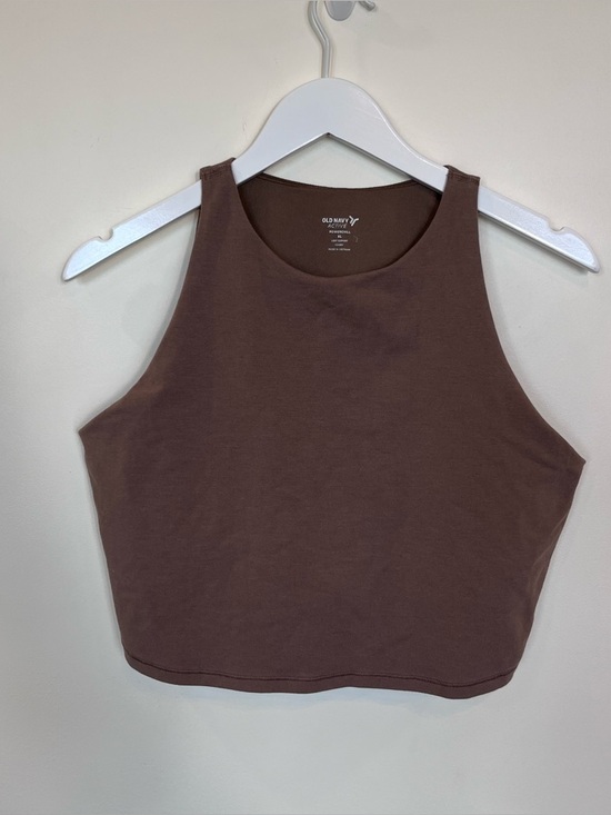 Old Navy Tops - Old Navy Active Powerchill Cropped Tank Brown Womens Xl Go Dry